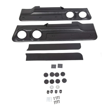 Lower Door Panel Set 2-Speaker Door Panel Compatible with 1978-1988 Monte Carlo Malibu (2dr) & El Camino Cutlass Regal LYAP-453S