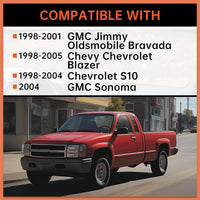 Load image into Gallery viewer, Dash Defrost Vent Cover&amp; Speaker Grill Set Compatible with 1998-2005 Chevy Chevrolet S10 GMC Jimmy Sonoma Oldsmobile Bravada Blazer (2 Packages) LYAP-266S-3
