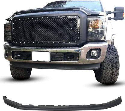 Valance Compatible with 2011-2016 Ford F-250 F-350 F250 F350 Super Duty RWD Front Lower Bumper Air Dam Deflector Valance Panel Replacement for BC3Z17626AA FO1095241 LYAP-002