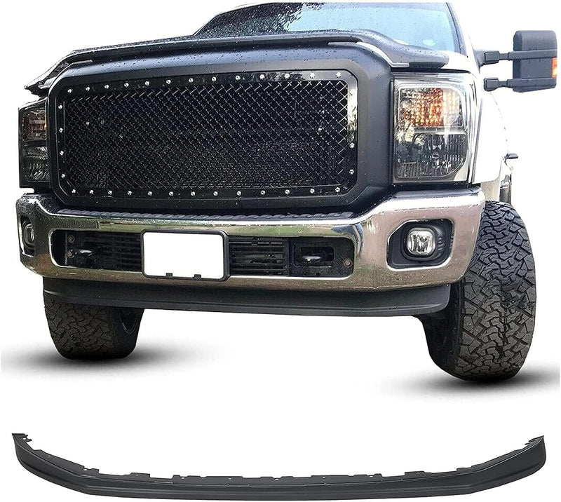 Valance Compatible with 2011-2016 Ford F-250 F-350 F250 F350 Super Duty RWD Front Lower Bumper Air Dam Deflector Valance Panel Replacement for BC3Z17626AA FO1095241 LYAP-002