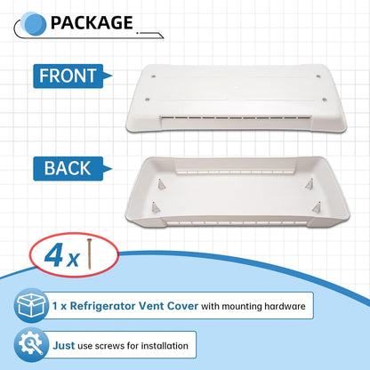 RV Refrigerator Vent Cover Compatible with Dometic Refrigerator Vents Direct Replacement Lid Cap Universal LYOP-117
