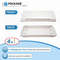 Load image into Gallery viewer, HECASA RV Refrigerator Vent Cover Compatible with Dometic Refrigerator Vents Direct Replacement Lid Cap Universal LYOP-117
