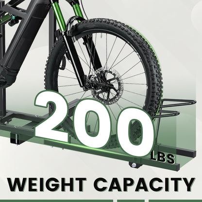 Hitch Mount Bike Rack 2inches Receiver Bicycle 2-Bike Rack for SUV Van Truck Car RV Minivans, 200 LBS Capacity Platform Style for Mountain Bike E-Bike Steel LYA-014S