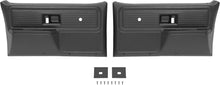 Front Door Panels Compatible with 1977-1980 Chevrolet Chevy GMC Truck Inner Trim Panel Black Pair LYAP-X1211