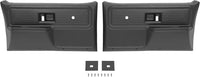 Load image into Gallery viewer, HECASA Front Door Panels Compatible with 1977-1980 Chevrolet Chevy GMC Truck Inner Trim Panel Black Pair LYAP-X1211
