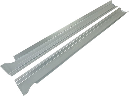 Slip-on Rocker Panels Compatible with 2009-2018 Dodge Ram 1500 2500 3500 Crew Cab 4 Door Pickup Truck Rear Doors Driver & Passenger Side LYAM-175