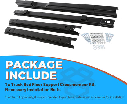 Short Bed Crossmember Kit Compatible with 1999-2018 Ford F-250 F-350 F-450 Super Duty Replacement for BC3Z9911215B F81Z9911215BA Bed Rails LYAM-256