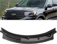 Windshield Wiper Cowl Panel Grille Compatible with 2011-2019 Ford Explorer & 2013-2019 Ford Police Interceptor Utility Replacement for BB5Z-78022A68-AA Air Inlet Window Cover Unfinished Plastic LYAP-X1344