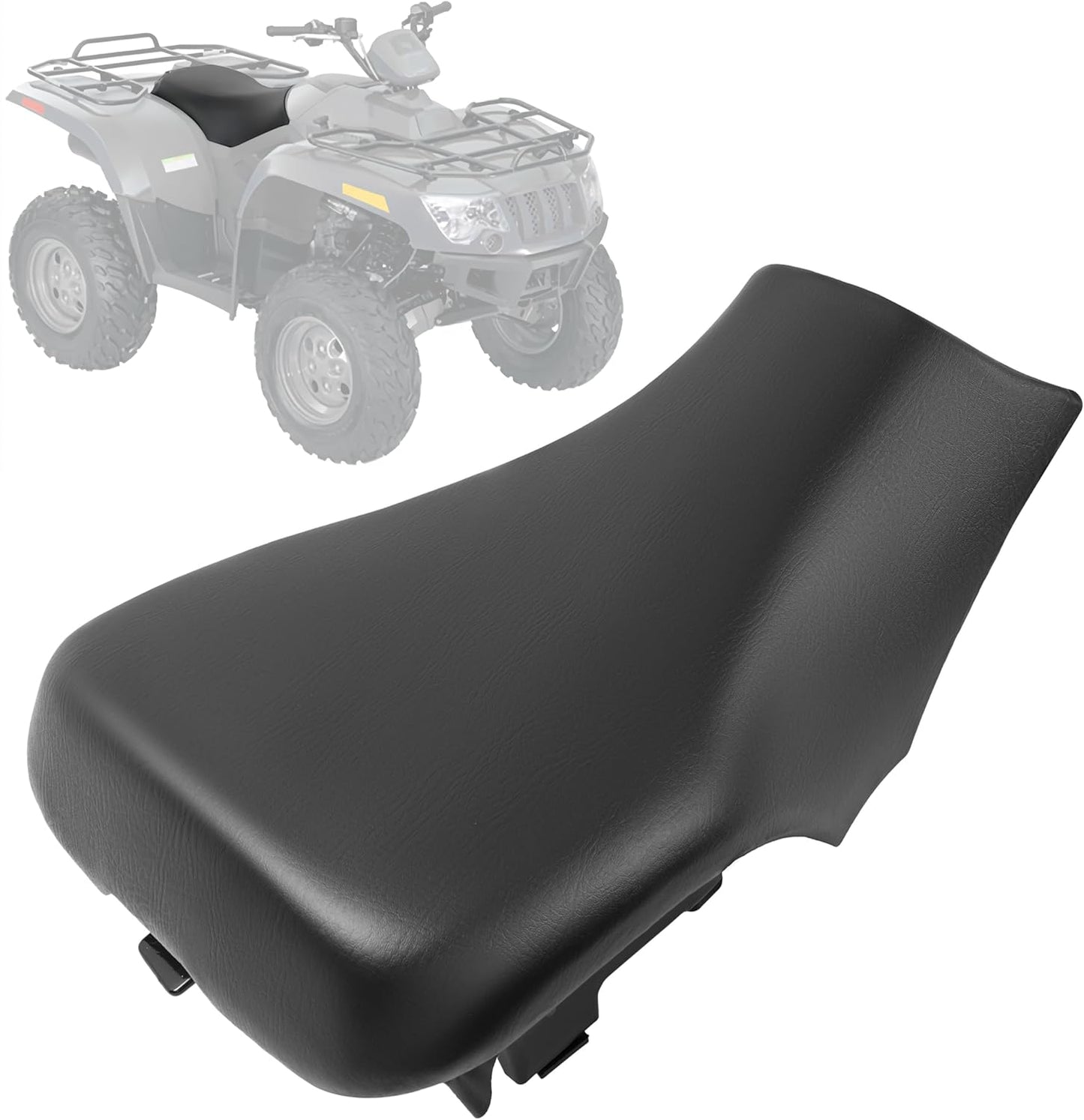 ATV Complete Seat Compatible with 2005-2017 Arctic Cat 400 450 500 550 Replacement for 4506-557 Seat Replacement Assembly Black LYCP-255