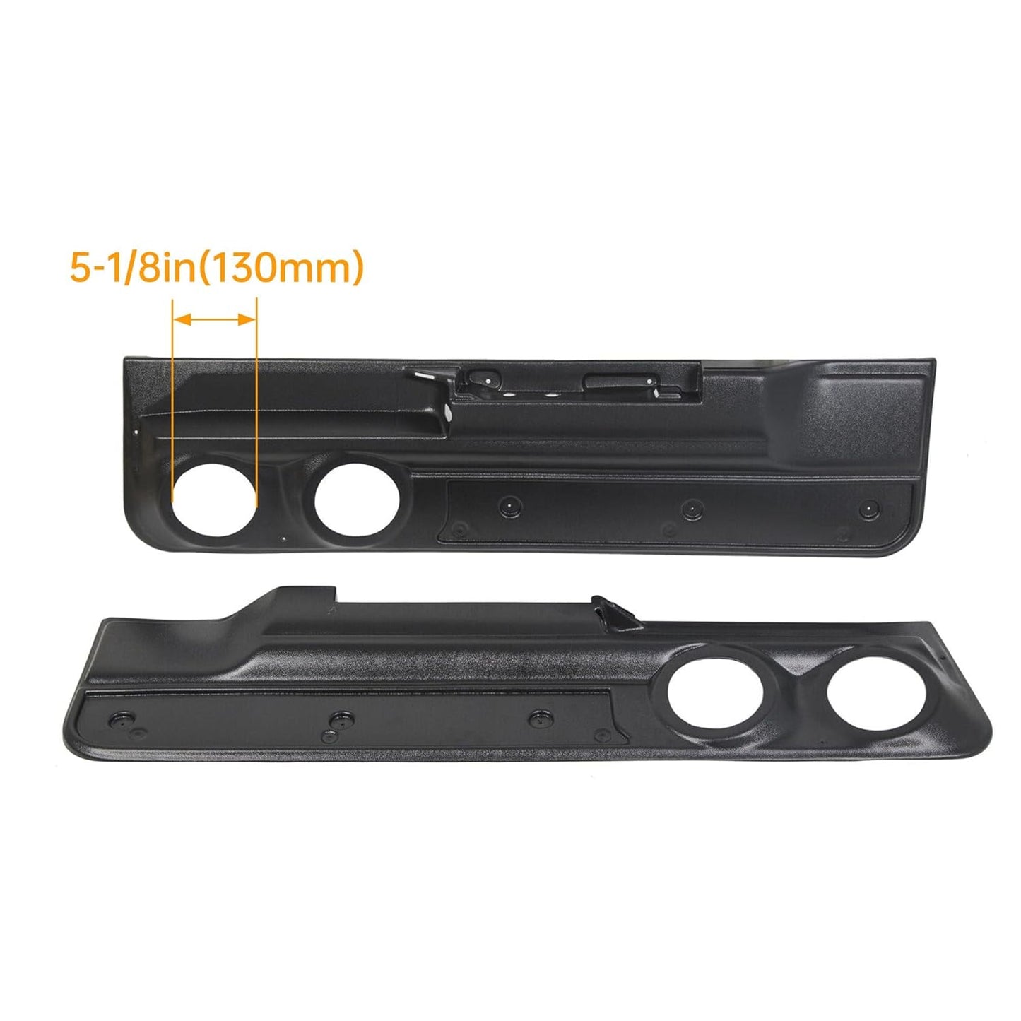 Lower Door Panel Set 2-Speaker Door Panel Compatible with 1978-1988 Monte Carlo Malibu (2dr) & El Camino Cutlass Regal LYAP-453S