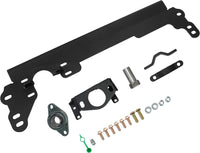 Load image into Gallery viewer, Steering Box Brace Compatible with 1984-2001 Cherokee XJ Steel W/Sector Shaft Support Steel Powder Coated Black LYAM-061
