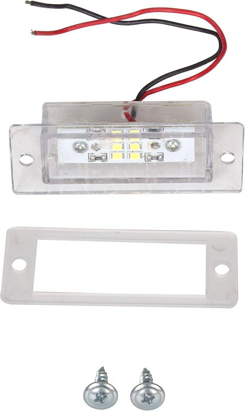 Rear Steel Roll Pan Bumper License Plate LED Light Compatible with 1999-2007 Chevy Silverado & GMC Sierra 1500 2500 3500 Pickup Trucks LYAM-397