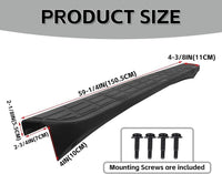 Load image into Gallery viewer, Tailgate Cap Top Protector Molding Spoiler Cover Compatible with 2007-2013 Chevy GMC Silverado Sierra 1500 2007-2014 2500 3500 Replacement for 25844299 GM1904104 LYAP-241
