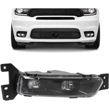 HECASA LED Fog Light Passenger Side Compatible with 2014-2023 Dodge Durango 2017-2022 Jeep Grand Cherokee Replacement for CH2593159 68275510AC Front Bumper Fog Lamp Clear Lens Right