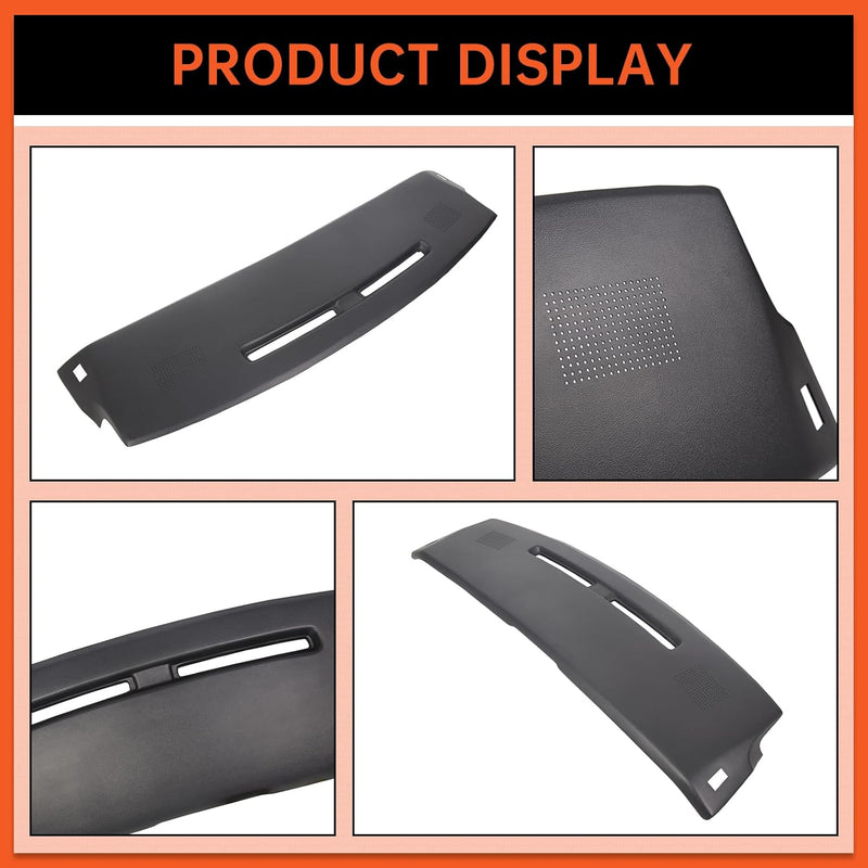 Dashboard Cover Cap Compatible with 1984-1992 Chevy Camaro Replacement Shell Bezel Dash Pad Overlay Cover LYAP-367S