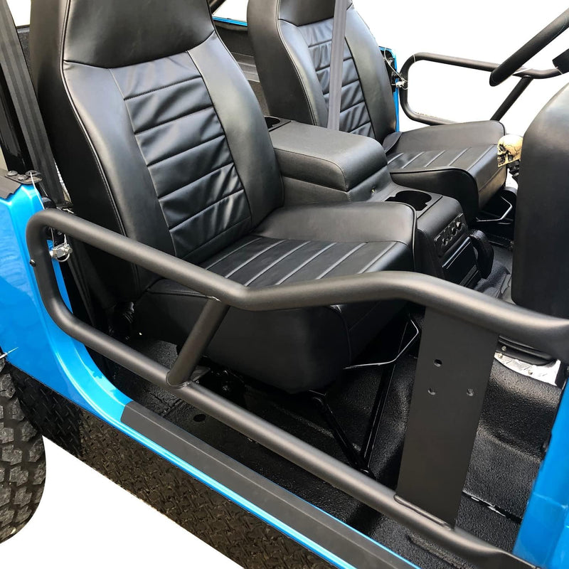 Tubular Doors Compatible with 1987-2006 Jeep Wrangler YJ TJ Tubular Half Doors Tube Door Steel Left & Right Simple Off-Road Style LYAM-155