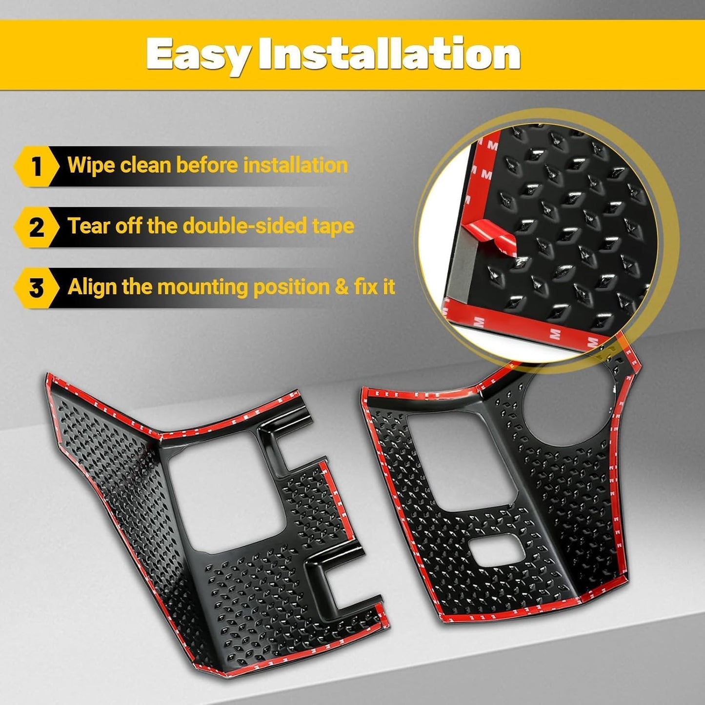 Rear Corner Guards Body Armor Compatible with 2007-2018 Jeep Wrangler JK JKU Replacement for 11651.01 Tail Light Trim Covers Rear Quarter Panel Textured Black Exterior Accessories 2Pcs LYAP-194