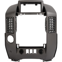 Instrument Panel Lid Finisher Bezel Compatible with 2004 Nissan Pathfinder Armada 2005-2007 Nissan Armada 2004-2007 Nissan Titan Dash Audio A/C (WITHOUT Center Speaker, Silvery Grey)