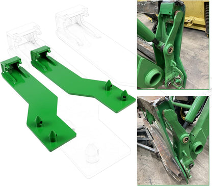 Tractor Loader Quick Tach Weld On Mounting Brackets Compatible with John Deere Tractor Loaders LYJD-008