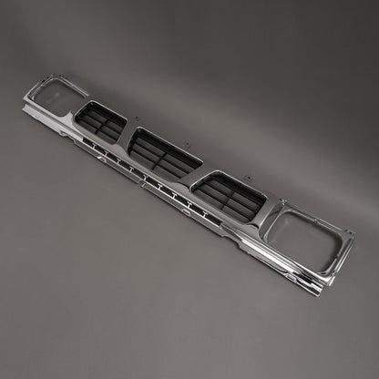 Front Grille Compatible with 1994 Nissan D21 XE 1993 1994 Nissan D21 Base SE 1995-1997 Nissan Pickup Base SE XE Replacement for 6231055G10 NI1200116 Chrome Bumper Grill Plastic(ABS) Silvery