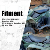 Load image into Gallery viewer, Complete Seat Compatible with 2007-2014 Honda TRX 420 FA FPA FE FM TE TM FPM Rancher 420 ATV Seat Assembly LYCP-007
