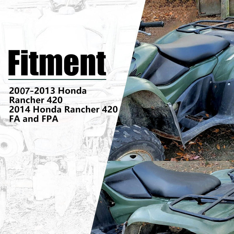 Complete Seat Compatible with 2007-2014 Honda TRX 420 FA FPA FE FM TE TM FPM Rancher 420 ATV Seat Assembly LYCP-007