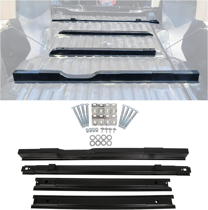 Short Bed Crossmember Kit Compatible with 1999-2018 Ford F-250 F-350 F-450 Super Duty Replacement for BC3Z9911215B F81Z9911215BA Bed Rails LYAM-256