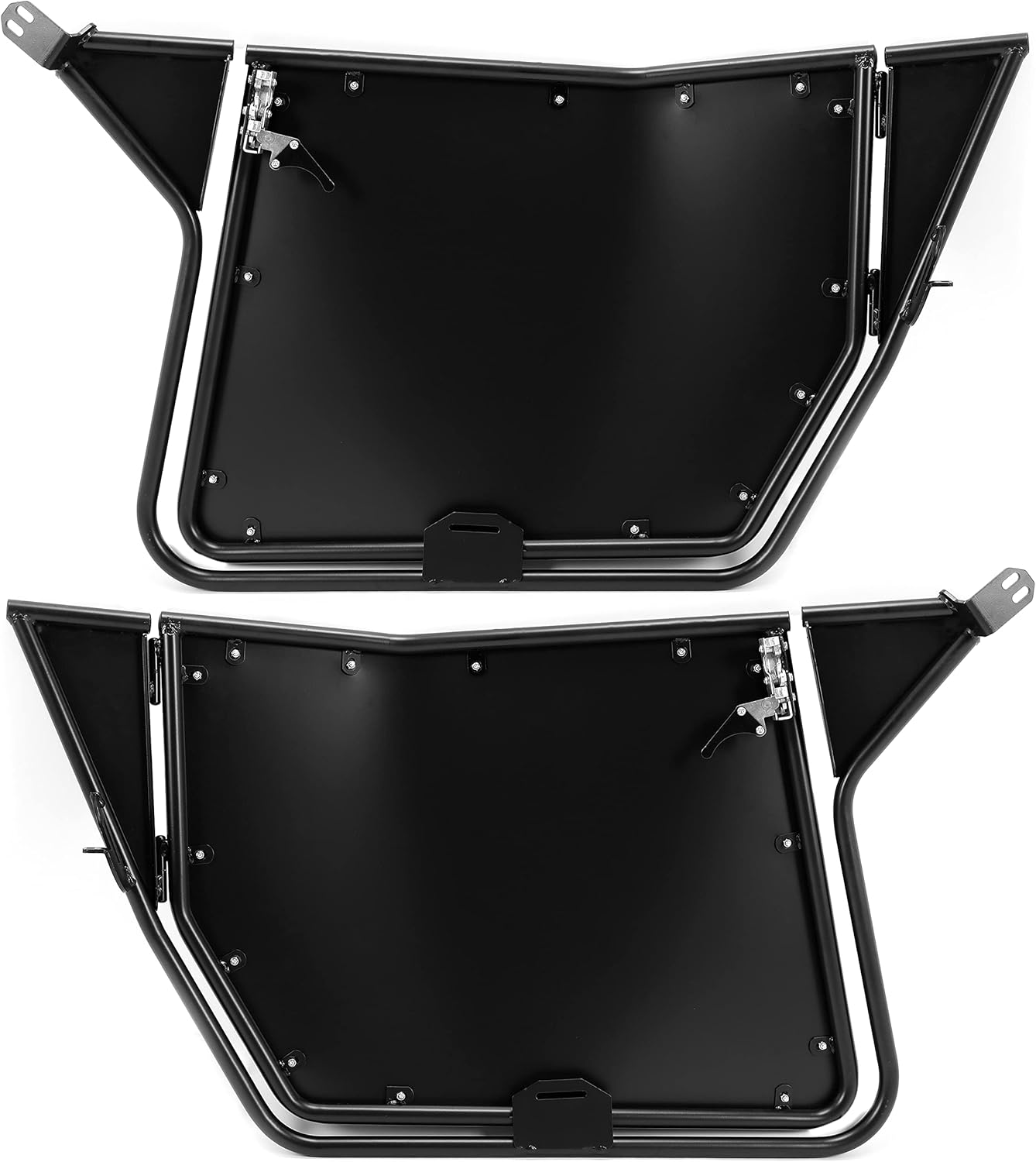 UTV Metal Doors w/Latches Compatible with 2008-2021 Polaris RZR 800/ S 800/ XP 900 570 2 Door Models Suicide Doors 2 PCS LYPS-052S