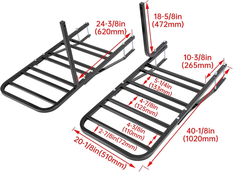 RV Bicycle Carrier Rack Camper Trailer Rear Bike Mount Rack for 1-4 Bicycles LYOM-256
