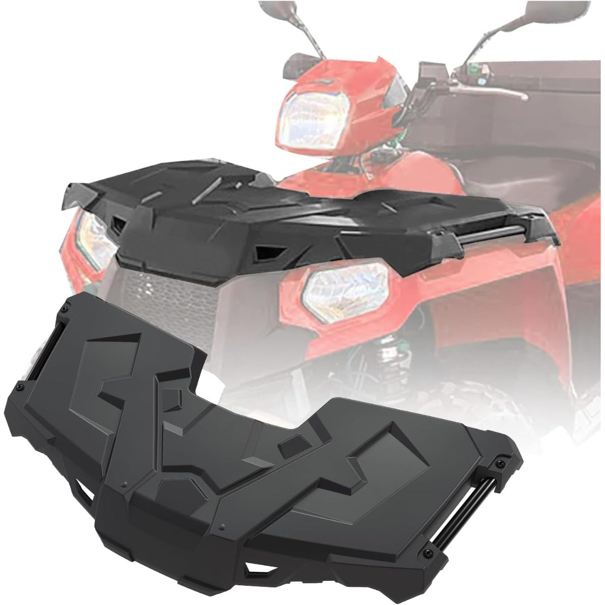 Front Storage Rack Compatible with 2014-2021 Polaris Sportsman 450 570 SP X2 ETX / 2015 Hawkeye 325 2X4 / 2017 Farmhand HD 450 2x4 Front Cover Rack Replacement 2636440-070 LYPS-008S