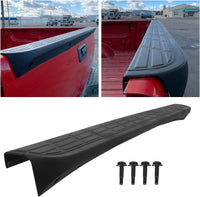 Load image into Gallery viewer, Tailgate Cap Top Protector Molding Spoiler Cover Compatible with 2007-2013 Chevy GMC Silverado Sierra 1500 2007-2014 2500 3500 Replacement for 25844299 GM1904104 LYAP-241
