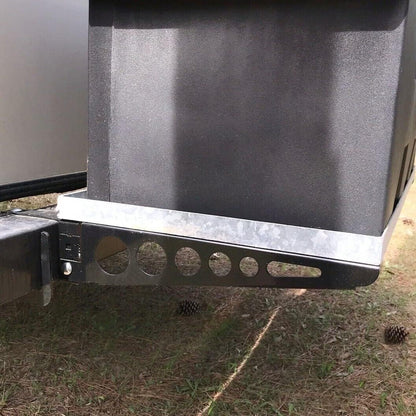 Bumper Cargo Bracket Compatible with RV 4 Inch Bumper Mounted Cargo Box/Generator Tray Support Arms LYAM-447