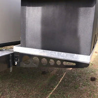 Load image into Gallery viewer, HECASA Bumper Cargo Bracket Compatible with RV 4 Inch Bumper Mounted Cargo Box/Generator Tray Support Arms LYAM-447
