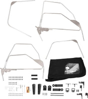 Load image into Gallery viewer, Framed Cab Enclosure Soft Doors Kit Compatible with 2015¡§C2022 Polaris Ranger 570 EV ETX Midsize W/Pro-Fit Cage /2022 Standard/Premium 500 &amp; EV Models Black (2 Packages Sent) LYPS-145A+LYPS-145B
