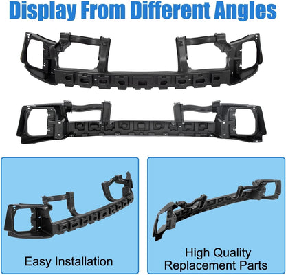 Front Bumper Absorber Compatible with 2013-2024 Dodge Ram 1500 All Cab Types Replacement For Part Number 68145441AC CH1070834 CH1070834C Face Bar Impact Bar LYAP-427