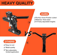 Load image into Gallery viewer, Heavy Duty Adjustable Lawn Mower Trailer Towing Hitch, Garden Tractor Hitch Steel Compatible with John Deere Cub Cadet Craftsman LYJD-011-SD
