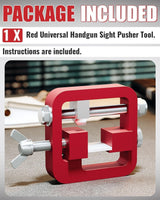 Load image into Gallery viewer, HECASA Sight Pusher Tool, Universal Handgun Sight Adjustment for 1911/Glock/Shield/Sig, Bead Disassembly Tool, Front Rear Sight Removal Tool Auto Repair LYOM-058
