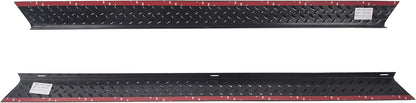 Side Body Armor Rocker Panel Compatible with 1997-2006 Jeep TJ Wrangler Diamond Plate Kit Replacement for 11650.05 LYAP-362