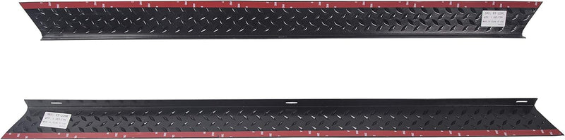 Side Body Armor Rocker Panel Compatible with 1997-2006 Jeep TJ Wrangler Diamond Plate Kit Replacement for 11650.05 LYAP-362