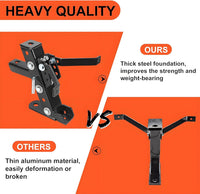 Load image into Gallery viewer, Heavy Duty Adjustable Lawn Mower Trailer Towing Hitch, Garden Tractor Hitch Steel Compatible with John Deere Cub Cadet Craftsman LYJD-011-SD

