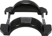 Set of 2 Single Axle Trailer Fenders 13inches Wheels Tire Skirt Boat(Black) LYAP-274S-2