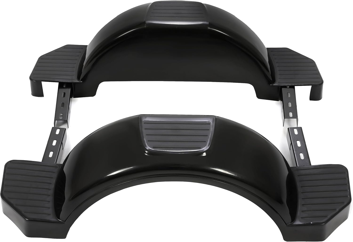 Set of 2 Single Axle Trailer Fenders 13inches Wheels Tire Skirt Boat(Black) LYAP-274S-2
