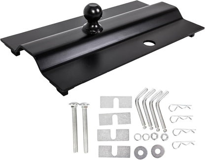 5th Wheel Gooseneck Hitch Trailer Towing Multi-Fit in-Bed Fixed Offset 25,000 lbs, 2-5/16-Inch Ball LYAM-329S