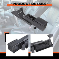 Load image into Gallery viewer, Center Console Kit Compatible with 2011-2020 Dodge Charger Police w/Mini Cup Holder Plate and Trim Set (You Will Receive Two Packages) LYAP-311-2+LYAP-311-3
