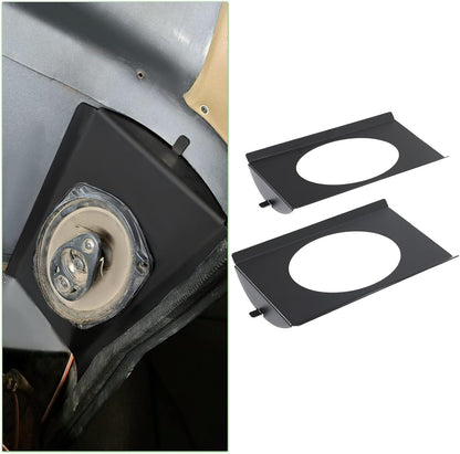 Behind Seat Speaker Brackets Compatible with 1973-1987 Chevy/GMC C10 Pickup for 6x9 Speakers Square Body Replacement LYAM-145S