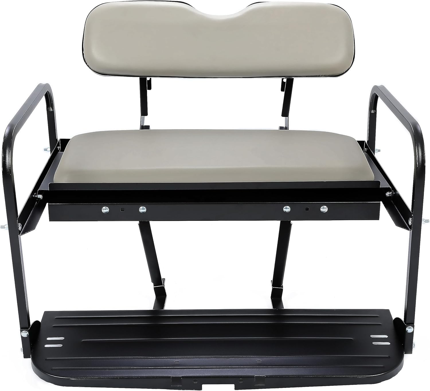 Rear Back Seat Kit Compatible with Yamaha G14 G16 G19 G22 Golf Cart Flip Folding Seat - Off-White LYMM-125S-2