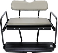 Load image into Gallery viewer, HECASA Rear Back Seat Kit Compatible with Yamaha G14 G16 G19 G22 Golf Cart Flip Folding Seat - Off-White LYMM-125S-2
