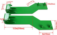 Load image into Gallery viewer, Tractor Loader Quick Tach Weld On Mounting Brackets Compatible with John Deere Tractor Loaders LYJD-008
