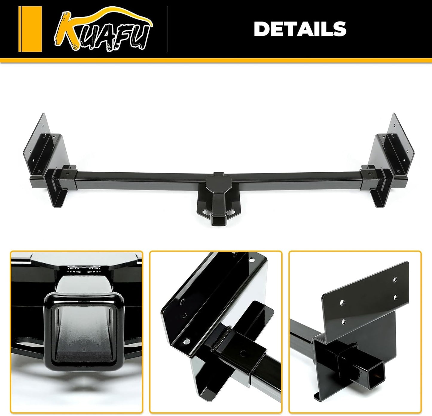Universal RV Trailer Hitch 2 Inch Class 3 Mount Receiver Tow Hitch Fits UP to 72inches Frame Replacement for 13703 Adjustable LYAM-688