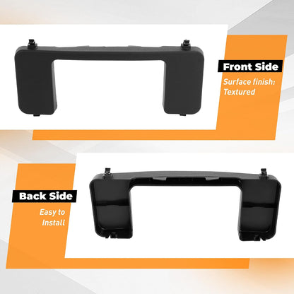 Front Bumper Tow Hook Bolt Cover Cap Compatible with 2017-2022 Ford F250 F350 F450 F550 Super Duty Replace for FO1037107 HC3B 17F751-AC, HC3B 17F751-AD, HC3Z17A900D, HC3Z 17A900-B 2PCS